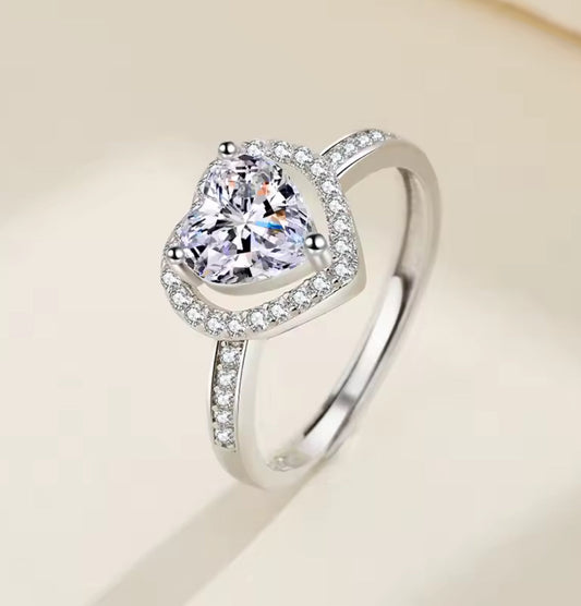 “Love Yours” Heart Ring